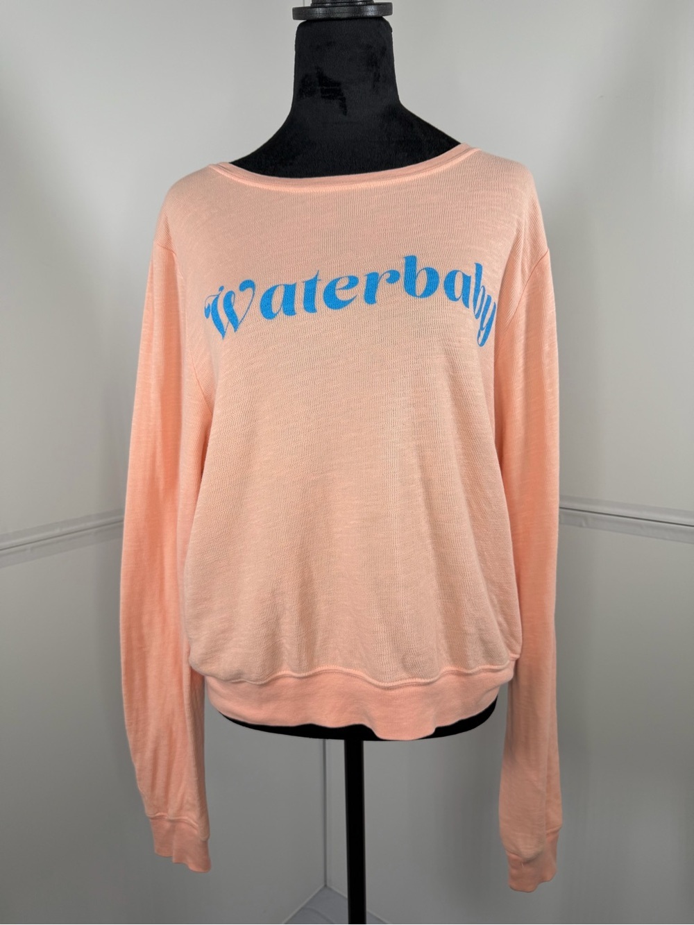 Wildfox Waterbaby Graphic Lightweight Sweater Size Small